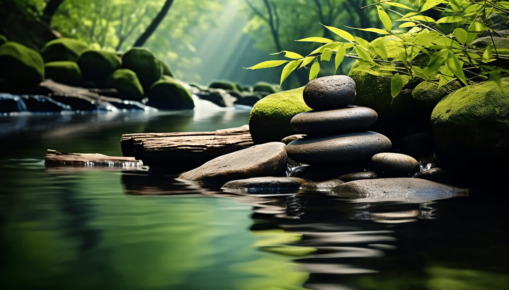 vecteezy ai generated tranquil scene of green forest stone balance 36221018 2 – What Is Ketamine-Assisted Psychotherapy (KAP) and How Can It Help You Heal?